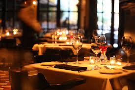 Table in restaurant